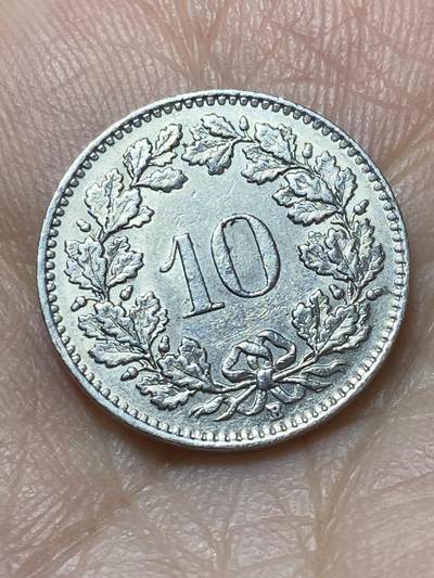 2026年第二十场(总第一百八十九场）外国好品散币场(免佣金) - 瑞士🇨🇭1960年10拉彭(第二版，B标伯尔尼造)