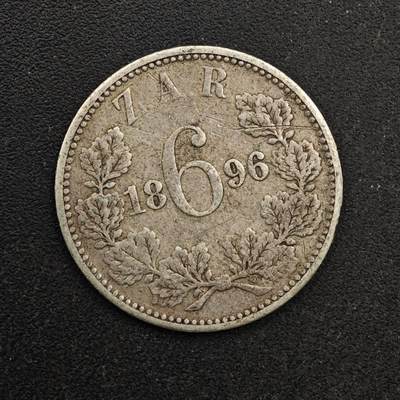 【淘币小摊】实时拍第八百六十七拍   小银币散币场    年前最后一周之前预留8号9号全部发出请更换最新收货地址不方便收货的请勿参拍或者顺丰到付 - 南非德兰士瓦1896年6便士银币