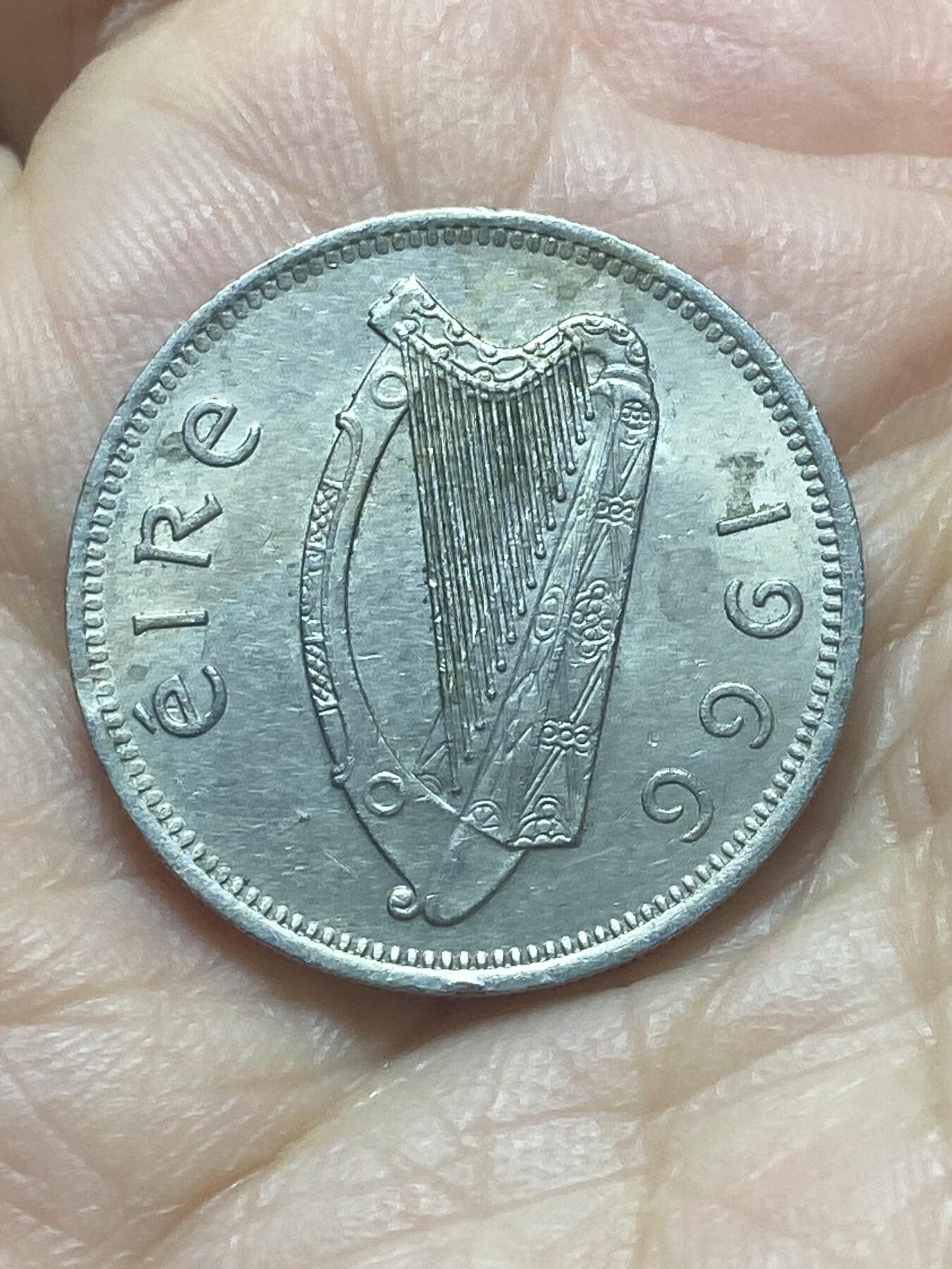 2026年第二十场(总第一百八十九场）外国好品散币场(免佣金) 爱尔兰🇮🇪1966年1先令(共和国时期第一套第二版)