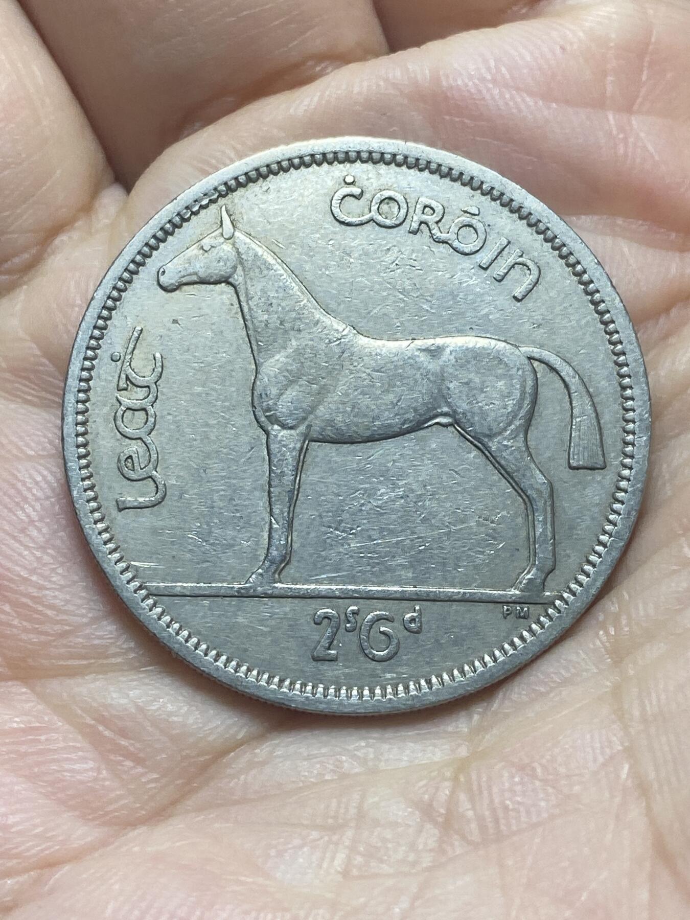 2026年第二十场(总第一百八十九场）外国好品散币场(免佣金) 爱尔兰🇮🇪1962年1弗洛林(等值2先令6便士，共和国时期第一套第二版)