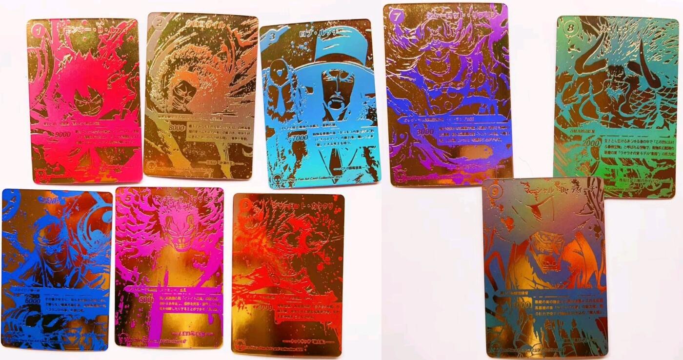 卡有江湖粉丝专场第八期（持续收拍，送拍联系我哦）  藏无缺璇哥 海贼王 路飞的宿敌 水墨风 暗金彩虹 9张 自制卡