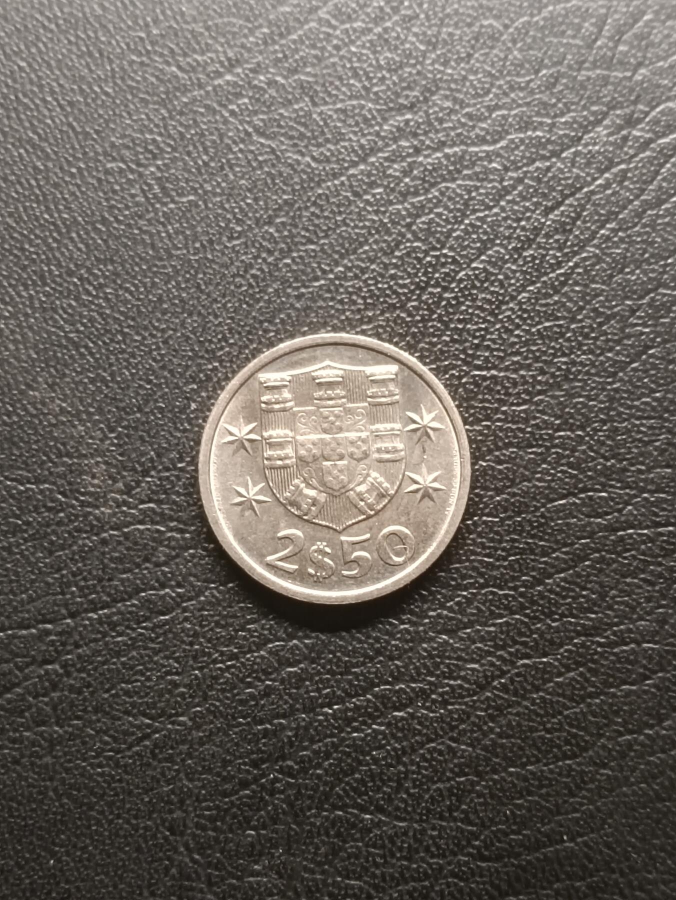 荟藏特别场次第一期——“社长的钢镚堆” 葡萄牙1985年2.5艾斯库多 白铜制