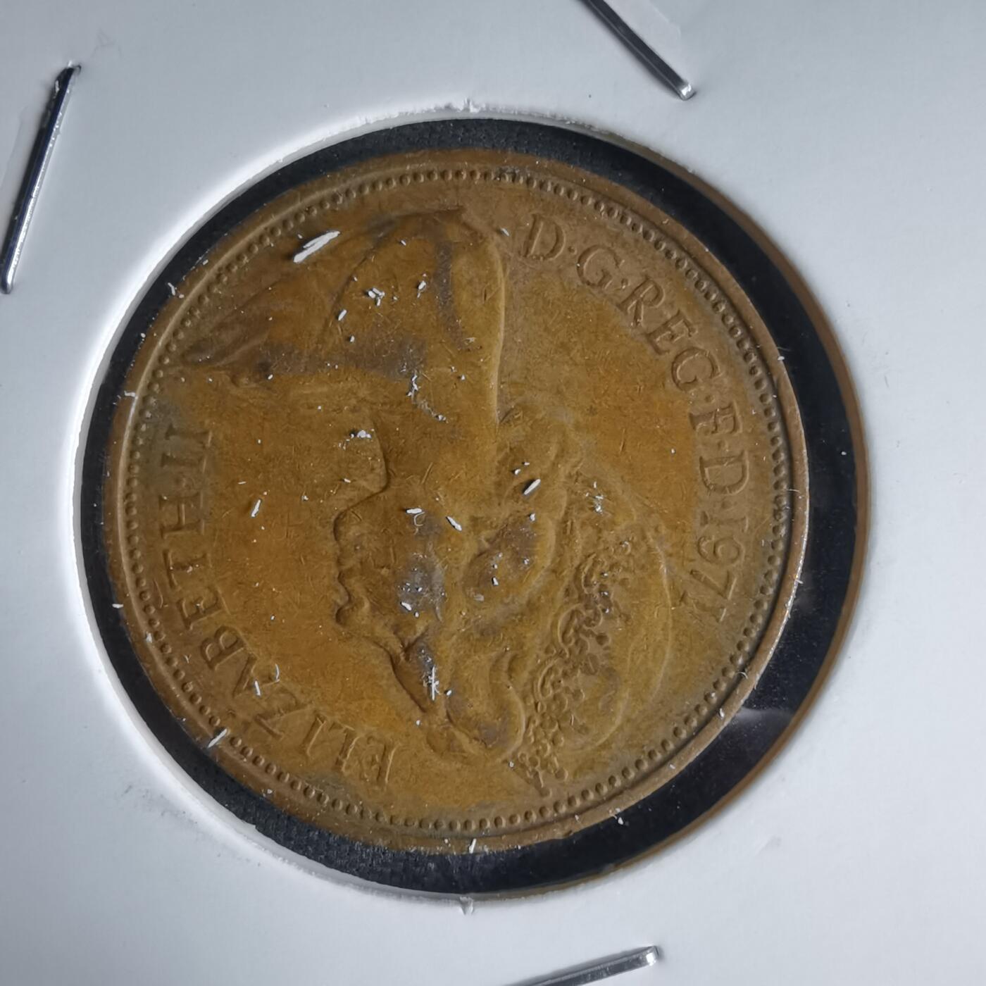 沼泽如烟--第988场 英国1971年2便士