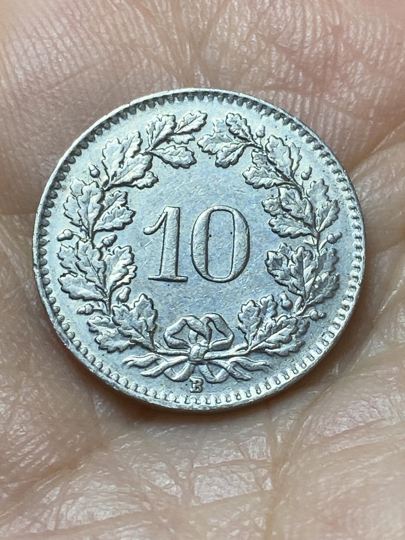 2026年第二十场(总第一百八十九场）外国好品散币场(免佣金) 瑞士🇨🇭1959年10拉彭(第二版，B标伯尔尼造)