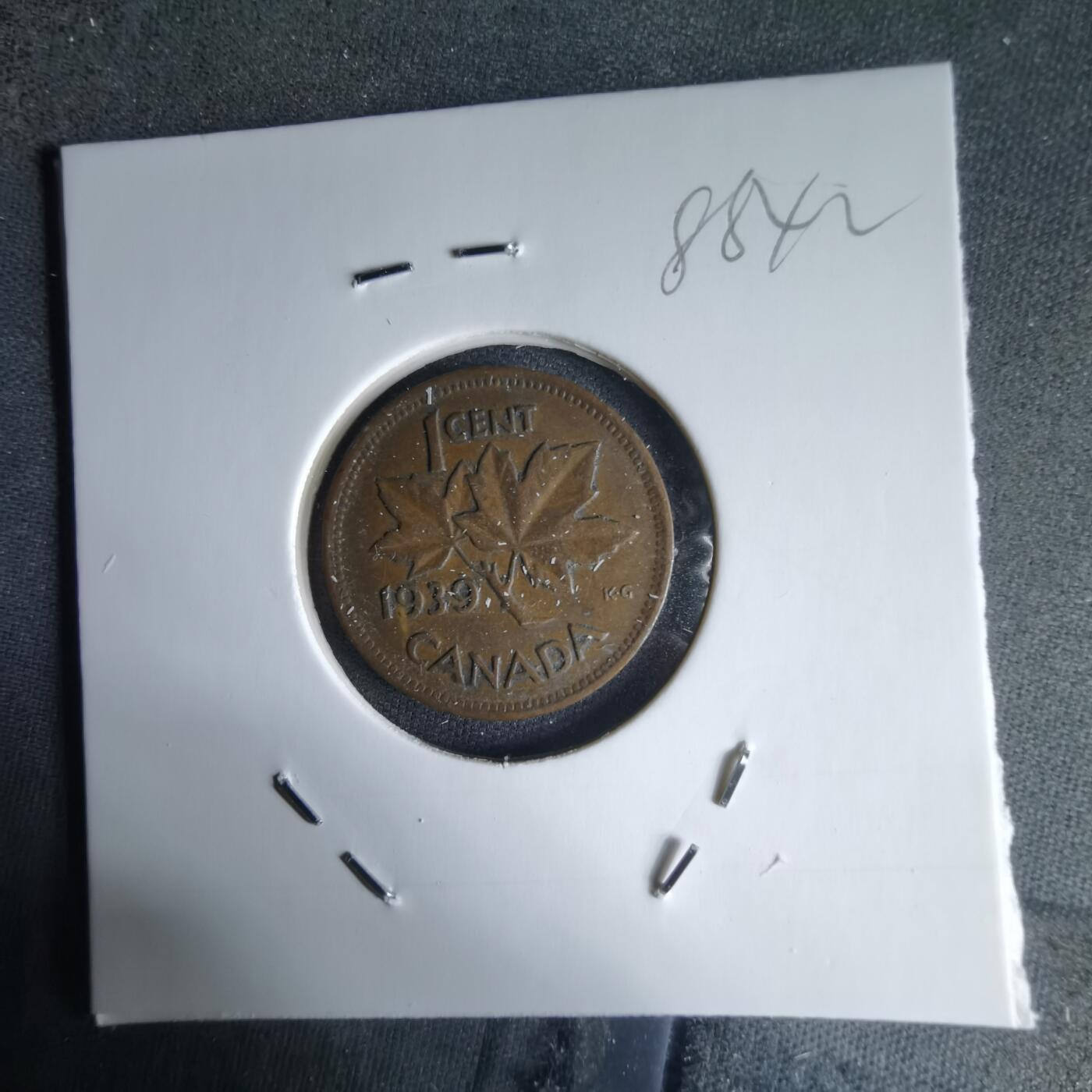 沼泽如烟--第988场 加拿大1939年一分