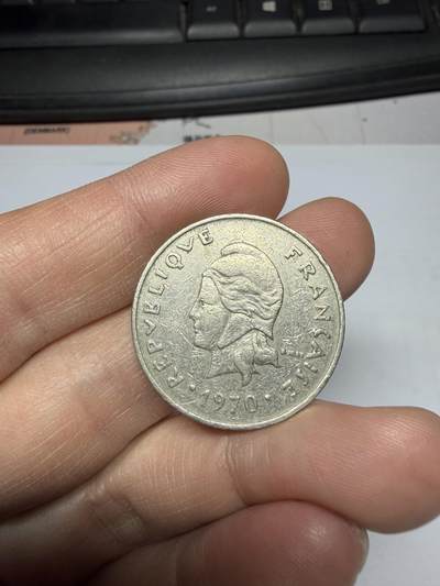 2025年集古藏今外币拍卖第二期-第5场—（总第305拍），可以寄存60天，满160元包邮。 - 1970年法属新喀里多尼亚20法郎