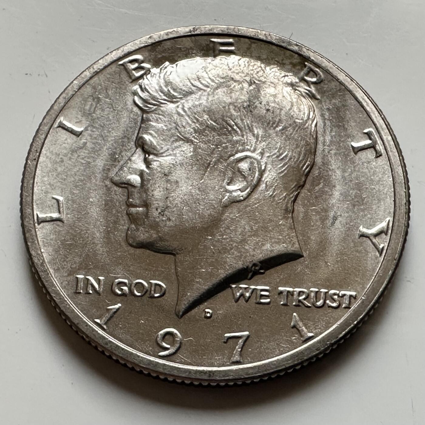 🌹外币初藏🌹🐯2026年第17场 快递将在12号停运 年前需发货的抓紧 ，年后正月十五恢复发货 1971年50美分