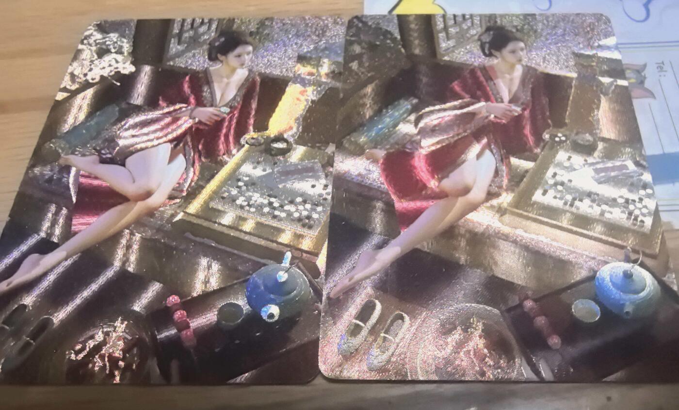 卡有江湖粉丝专场第八期（持续收拍，送拍联系我哦） 【双服饰】炎卡文化燎原人间传刷子老师绘风花雪月梁红玉粗闪裸卡两张