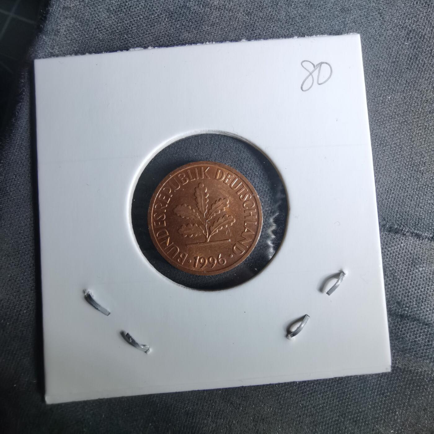 沼泽如烟--第989场 德国1996年1芬尼