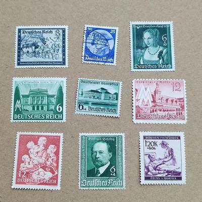 PCAI钱币 6-750  邮票邮品小专场 - 德国二战邮票