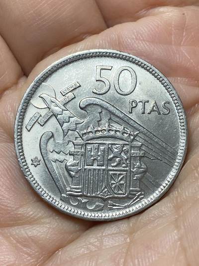2026年第二十场(总第一百八十九场）外国好品散币场(免佣金) - 西班牙🇪🇸1957(59)年50比塞塔(弗朗哥执政时期)