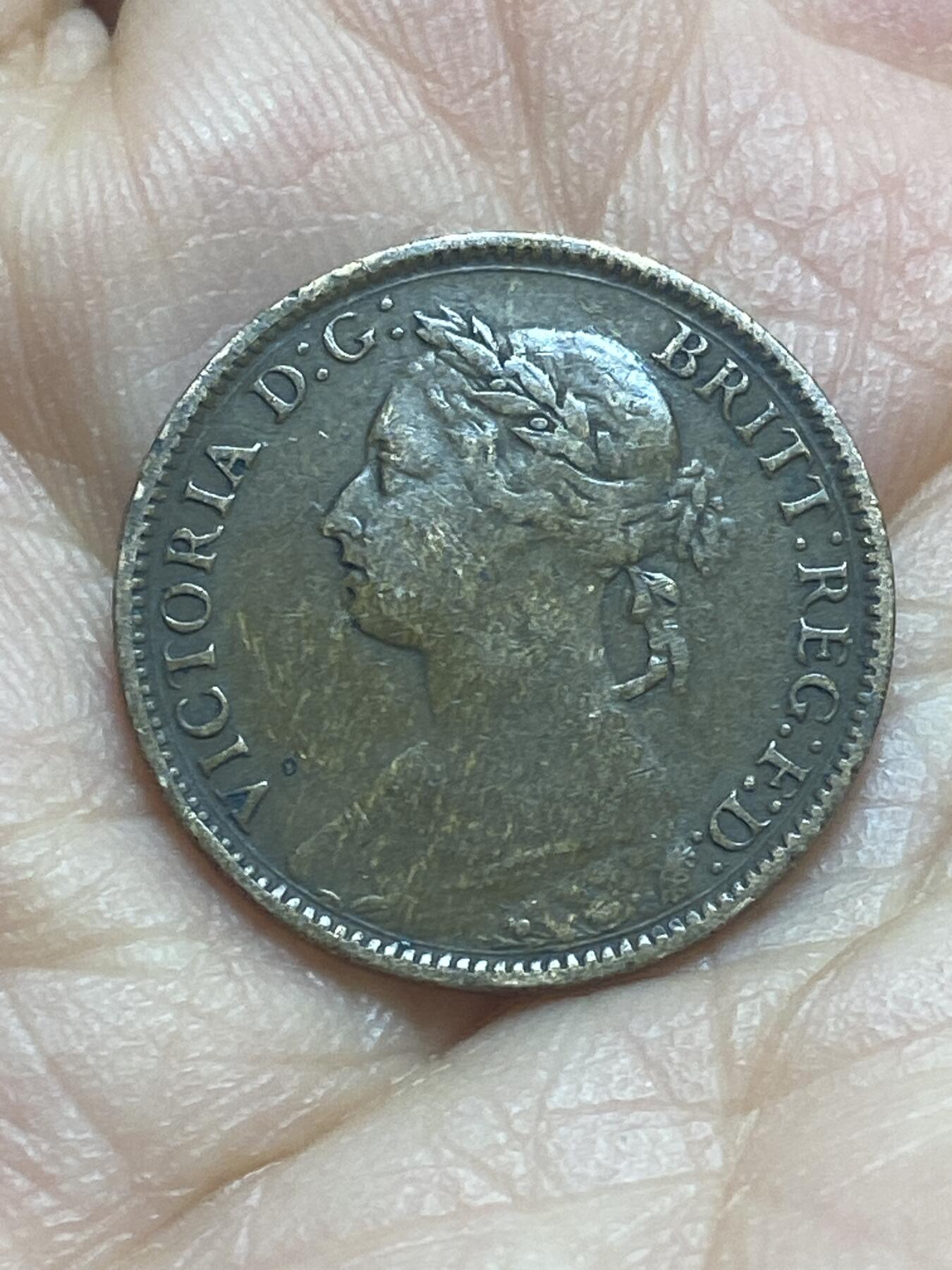 2026年第二十场(总第一百八十九场）外国好品散币场(免佣金) 英国🇬🇧1884年1法新(维多利亚女王中年桂冠)