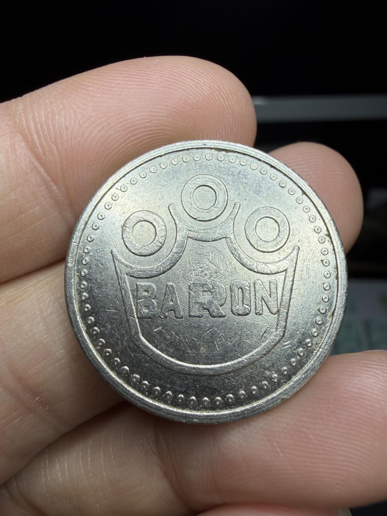 2025年集古藏今外币拍卖第二期-第5场—（总第305拍），可以寄存60天，满160元包邮。 游戏代币，直径27毫米