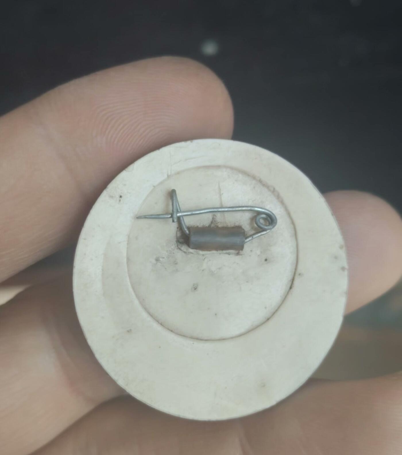 竹子毛章 手工主席像章