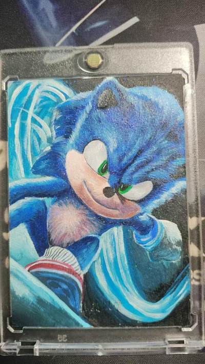 高端精品手绘--顶级画师：零叁--1/1--刺猬索尼克（顶级画工） - 高端精品手绘--顶级画师：零叁--1/1--刺猬索尼克（顶级画工）