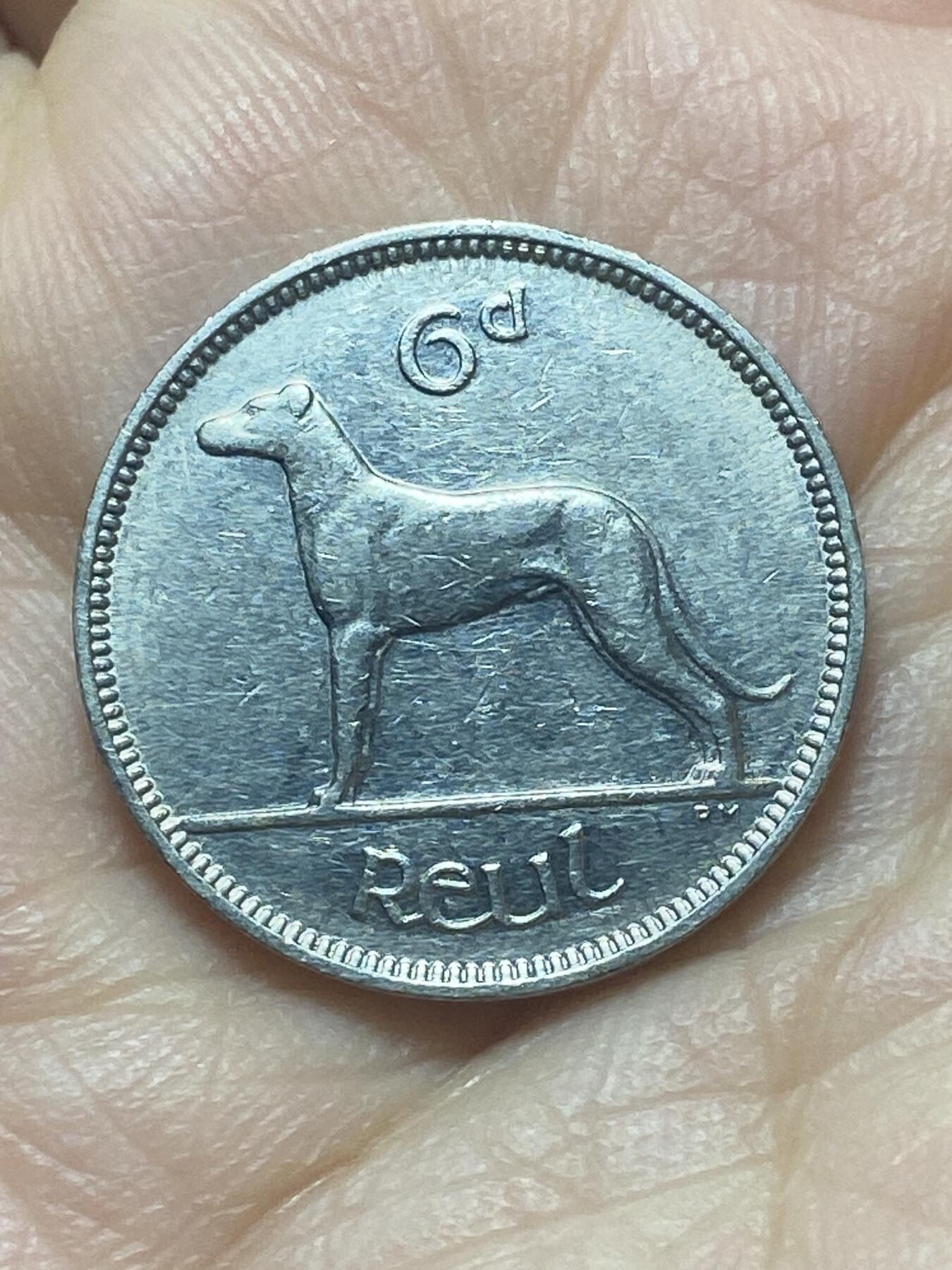 2026年第二十场(总第一百八十九场）外国好品散币场(免佣金) 少见–爱尔兰🇮🇪1940年6便士(共和国第一套第一版，纯镍材质版，关门年仅发行2年)