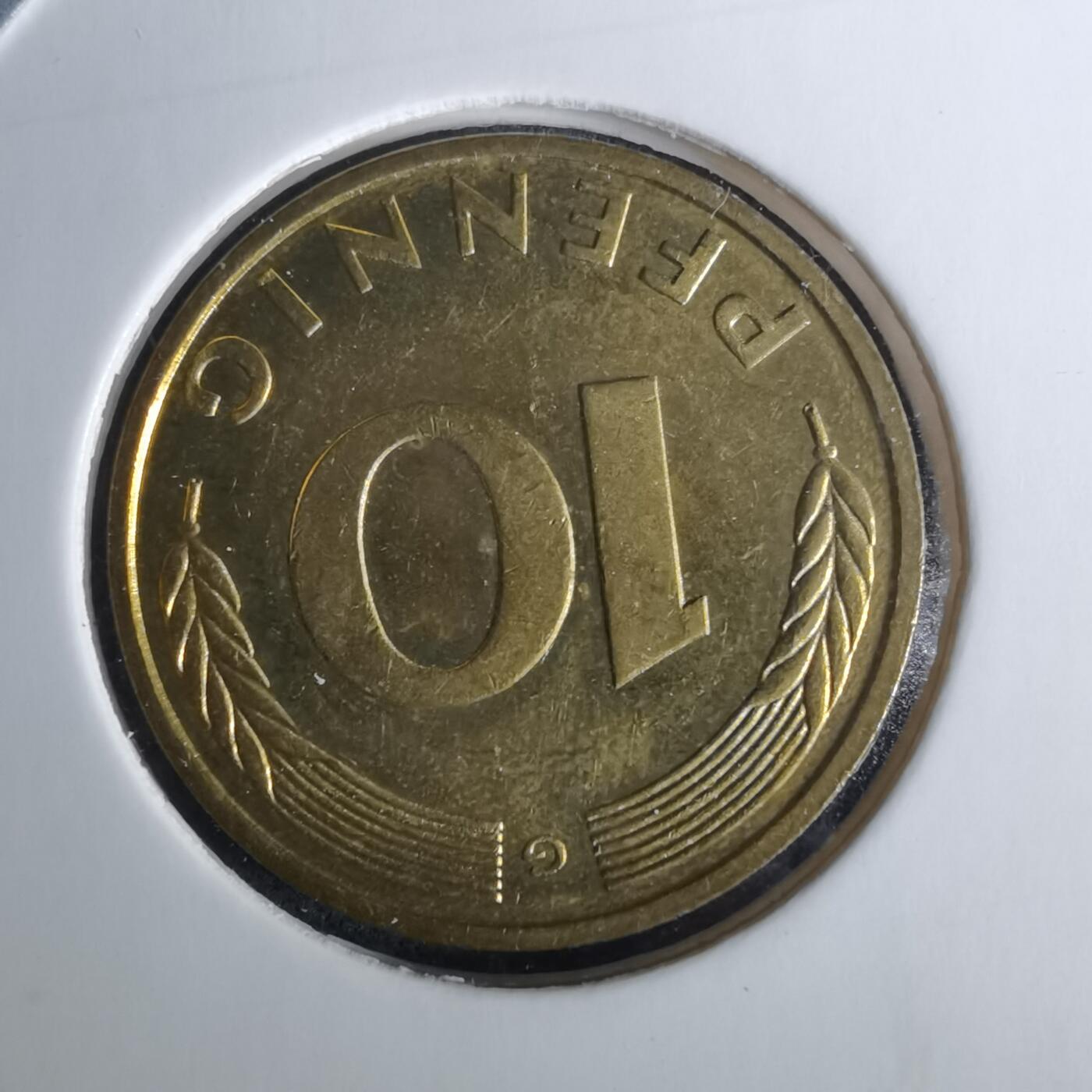 沼泽如烟--第989场 德国1996年10芬尼