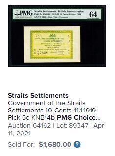 【Blue Auction】世界纸币精拍第784期——18级TOP拍卖/信誉/品质/专业/高效💫