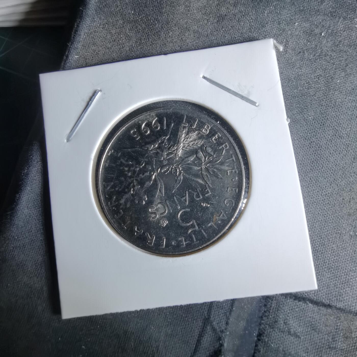 沼泽如烟--第989场 法国1995年5法郎