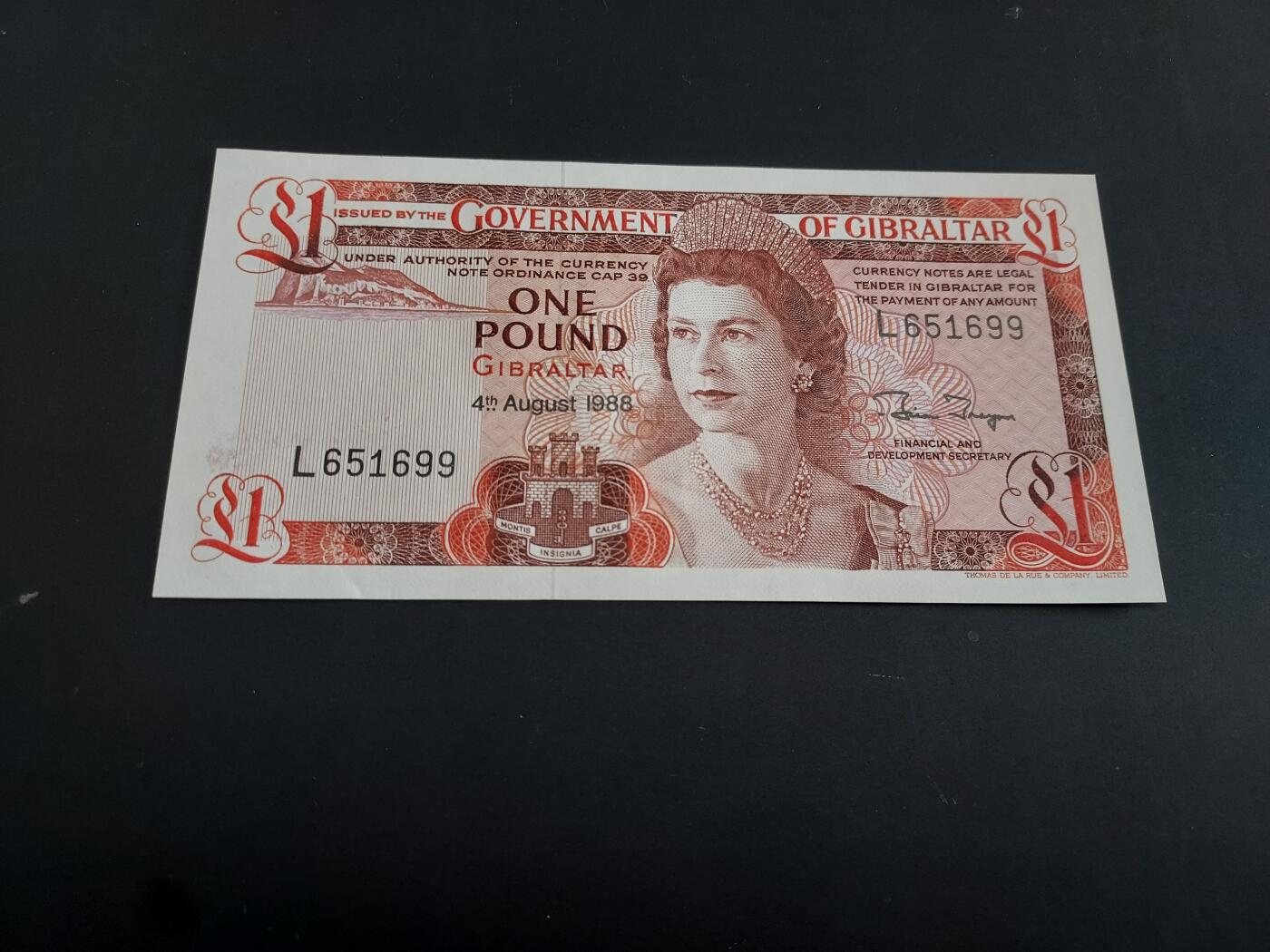 博彦收藏   2月9日 8点钱币专场 全场包邮 直布罗陀女皇1镑 UNC 无347 