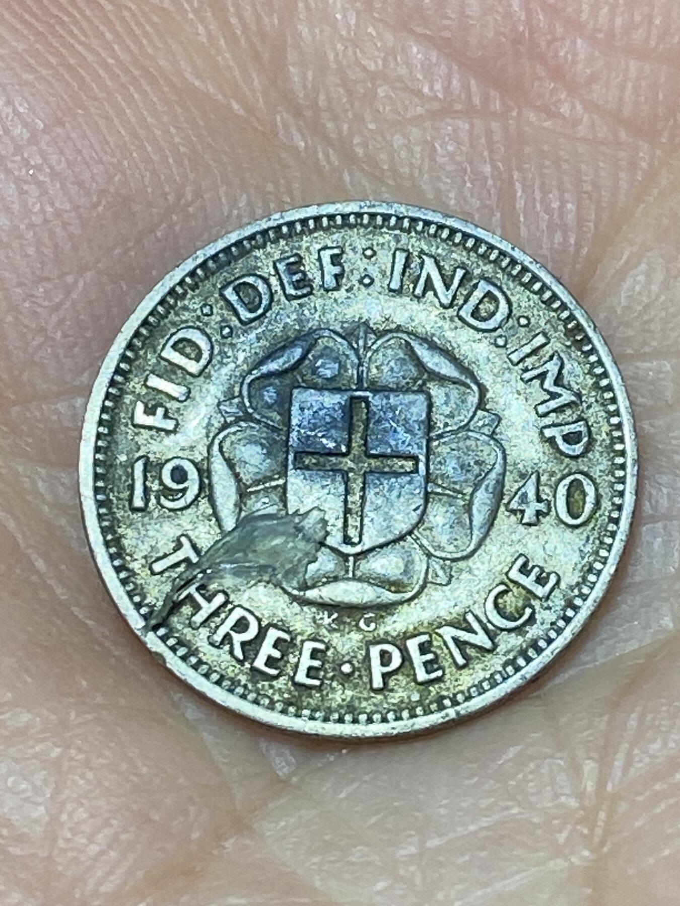 2026年第二十场(总第一百八十九场）外国好品散币场(免佣金) 英国🇬🇧1940年3便士银币(乔治六世第一版，500银)