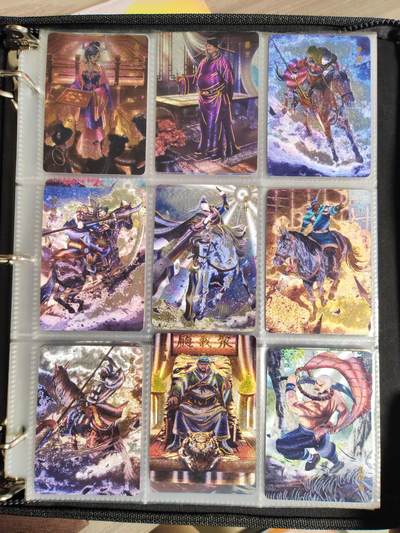 周六第99期阳大大卡牌拍卖第99期（持续收拍品，周六晚上九点截拍，进群福利早知道） - 【粗闪套】百里卡牌 鞠嘉宁 大宋众生相 粗闪全套52张