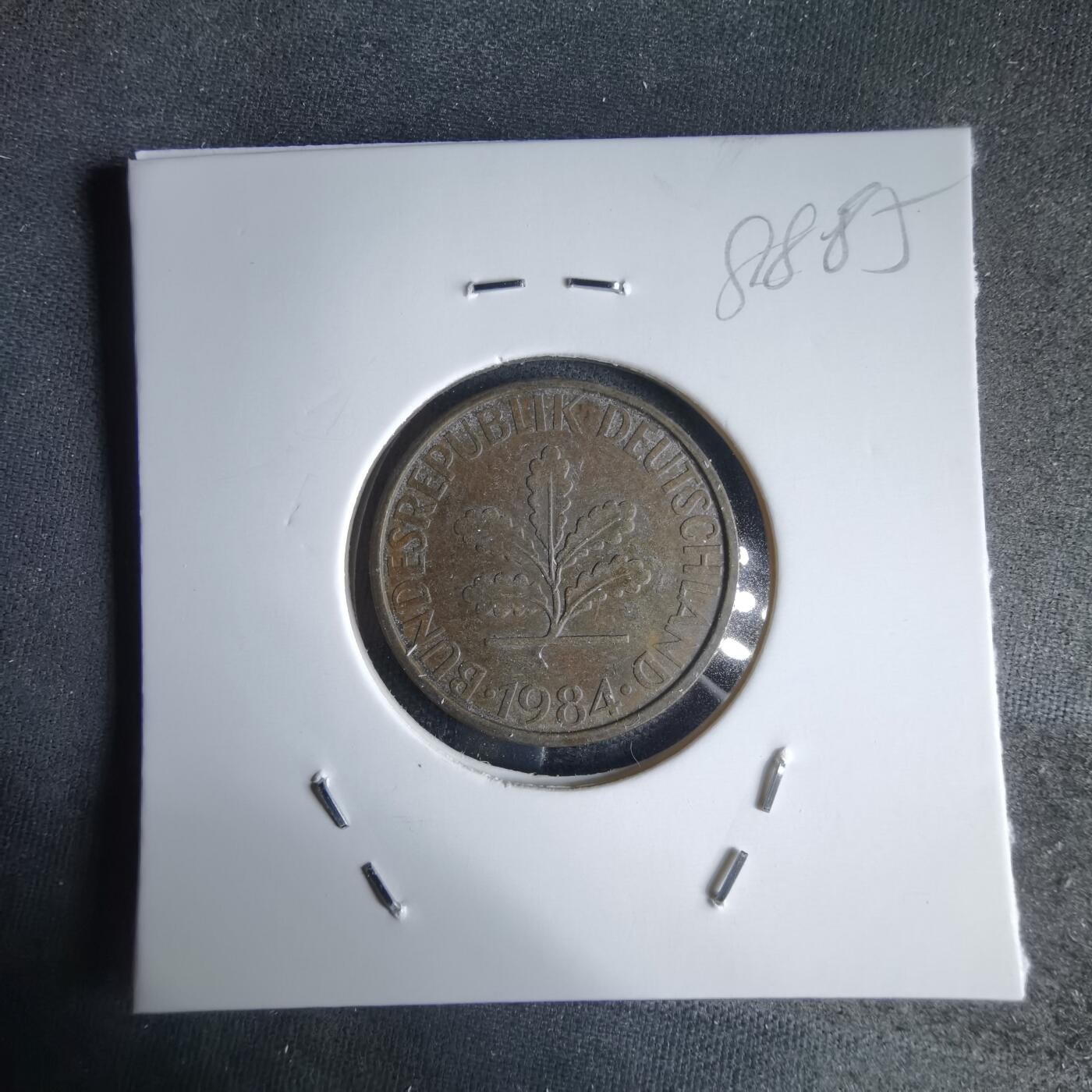 沼泽如烟--第988场 德国1984年10芬尼