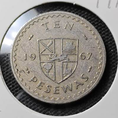 KK钱币收藏小铺  第394期  2月预留时间 周末发货 -  1967加纳