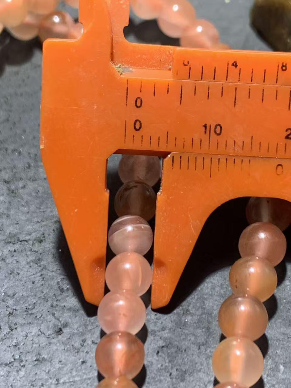 精美川料南红高冰樱桃红冰漂108一条！