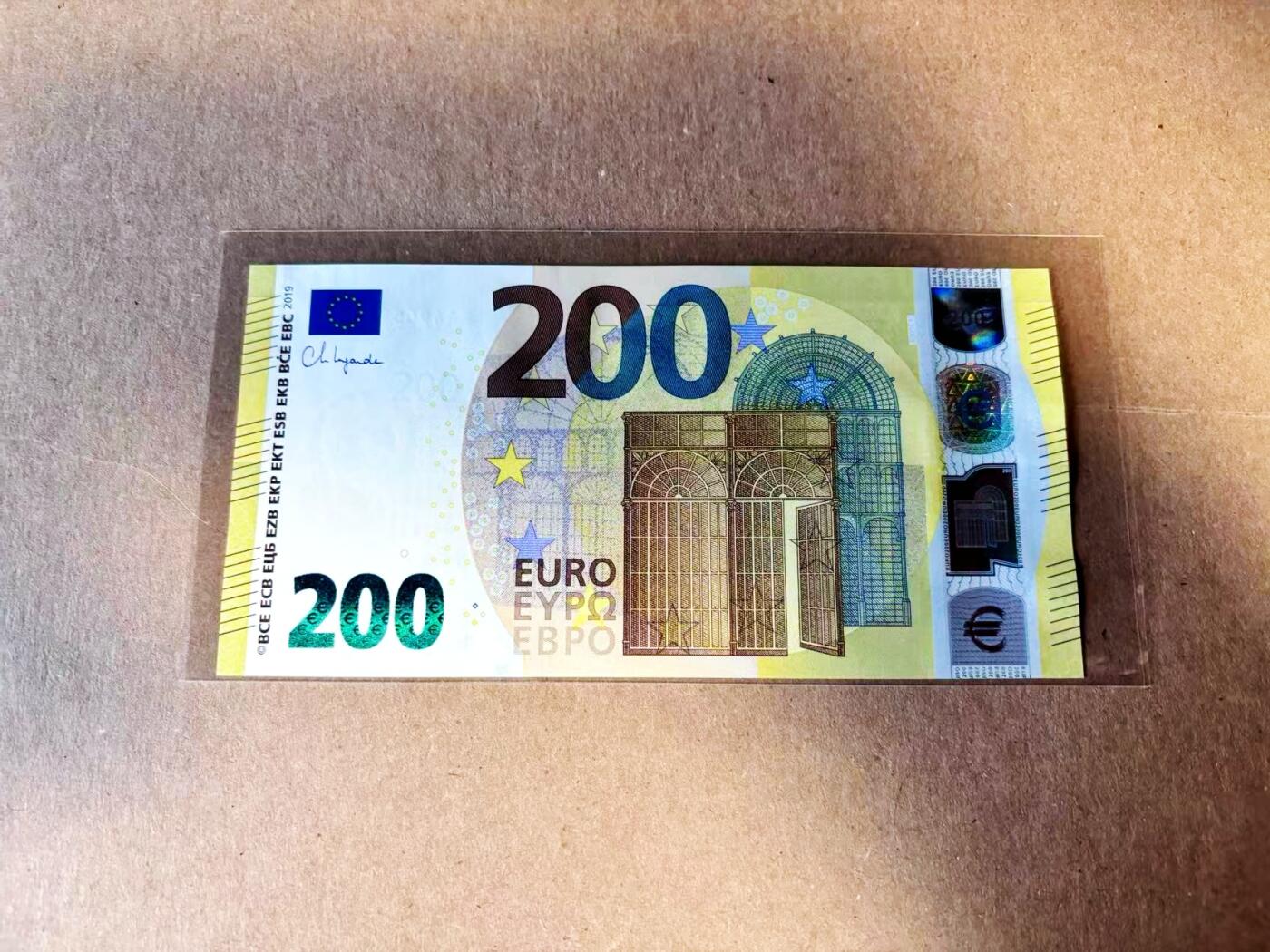 【Blue Auction】世界纸币精拍第784期——18级TOP拍卖/信誉/品质/专业/高效💫 欧盟2019年200欧元 全新UNC