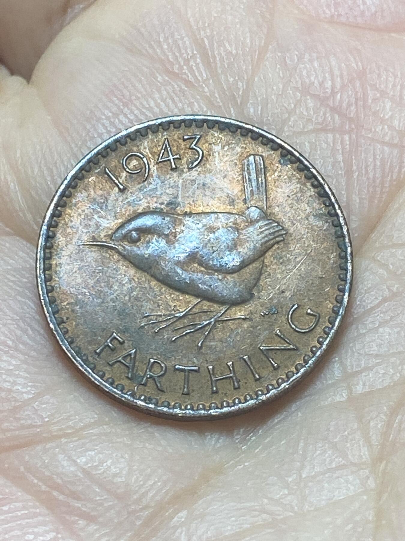 2026年第二十场(总第一百八十九场）外国好品散币场(免佣金) 英国🇬🇧1943年1法新(乔治六世第一版)