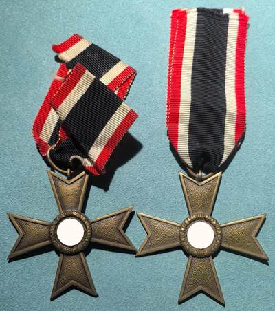 盛世勋华——号角文化勋章邮票专场拍卖第304期 - 德国（1939）二级无剑战功十字勋章 铜质 2枚