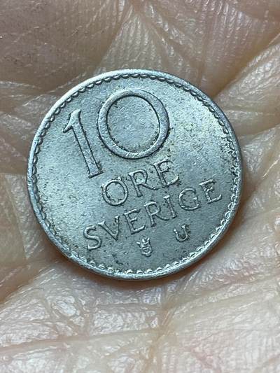 2026年第二十场(总第一百八十九场）外国好品散币场(免佣金) - 瑞典🇸🇪1964年10欧尔(古斯塔夫六世第二版)