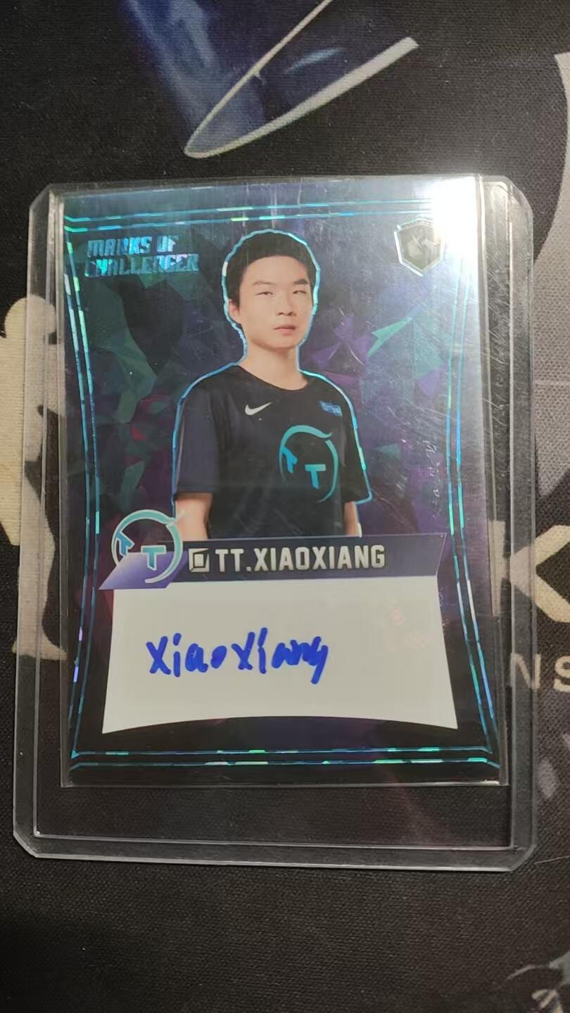 不凡玩品 LPL 英雄联盟  TT.XiaoXiang 签字 贴签 Marks Of Challenger 05/20编