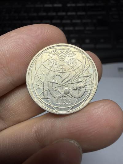 2025年集古藏今外币拍卖第二期-第5场—（总第305拍），可以寄存60天，满160元包邮。 - 1995年意大利100里拉