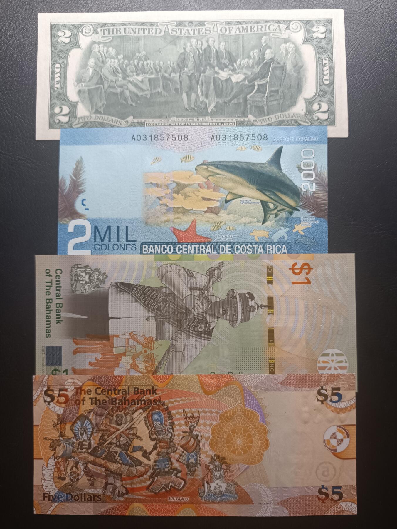 【年前末拍！】2026二月第二期，总216期 美洲纸币批量四张UNC—UNC-