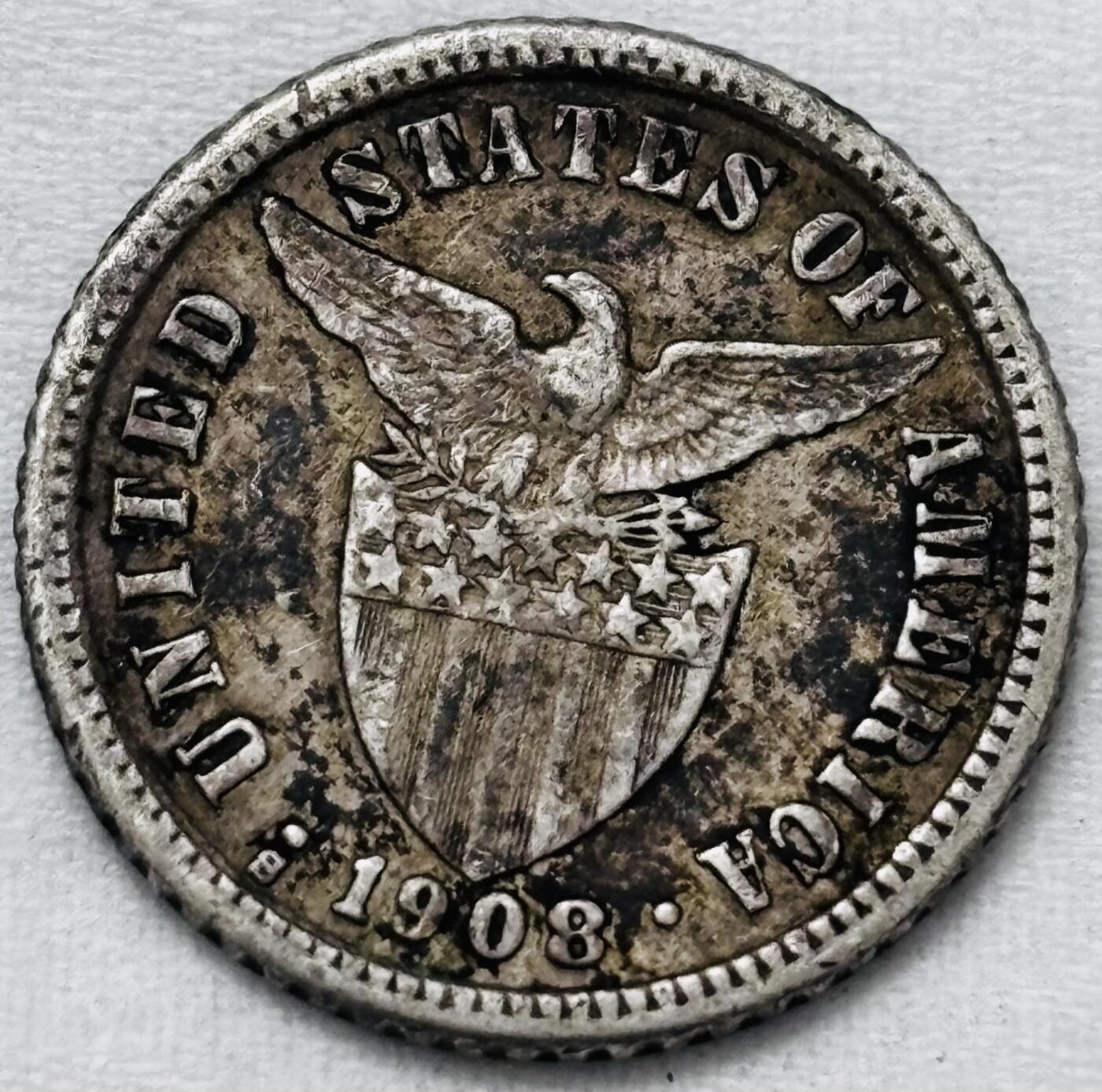 【金马踏春，泉马奔腾】2026 年新年贺岁场，（定于年初五接财神截拍）祝各位老板马到成功，马上有钱，愿岁岁平安喜乐顺遂 好品 1903 年美属菲律宾 10 分银币 S 版 2 克 750 银