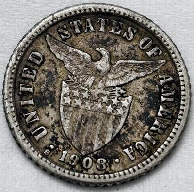 【金马踏春，泉马奔腾】2026 年新年贺岁场，（定于年初五接财神截拍）祝各位老板马到成功，马上有钱，愿岁岁平安喜乐顺遂 - 好品 1903 年美属菲律宾 10 分银币 S 版 2 克 750 银