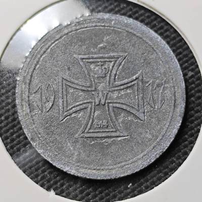 KK钱币收藏小铺  第394期  2月预留时间 周末发货 -  1917德国紧急代币50芬尼
