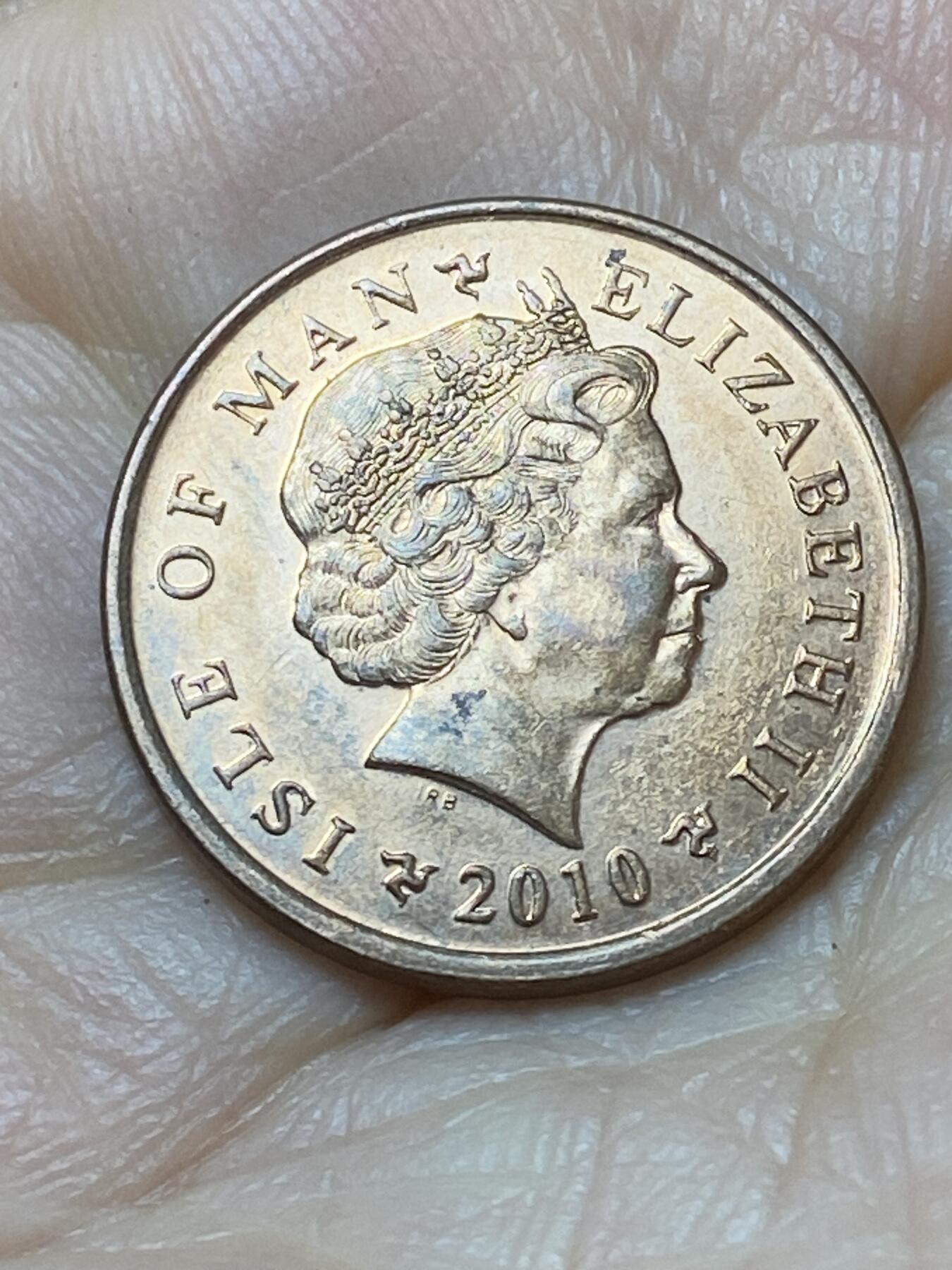 2026年第二十场(总第一百八十九场）外国好品散币场(免佣金) 英属马恩岛🇮🇲2010年1便士(伊丽莎白二世老年第三版)