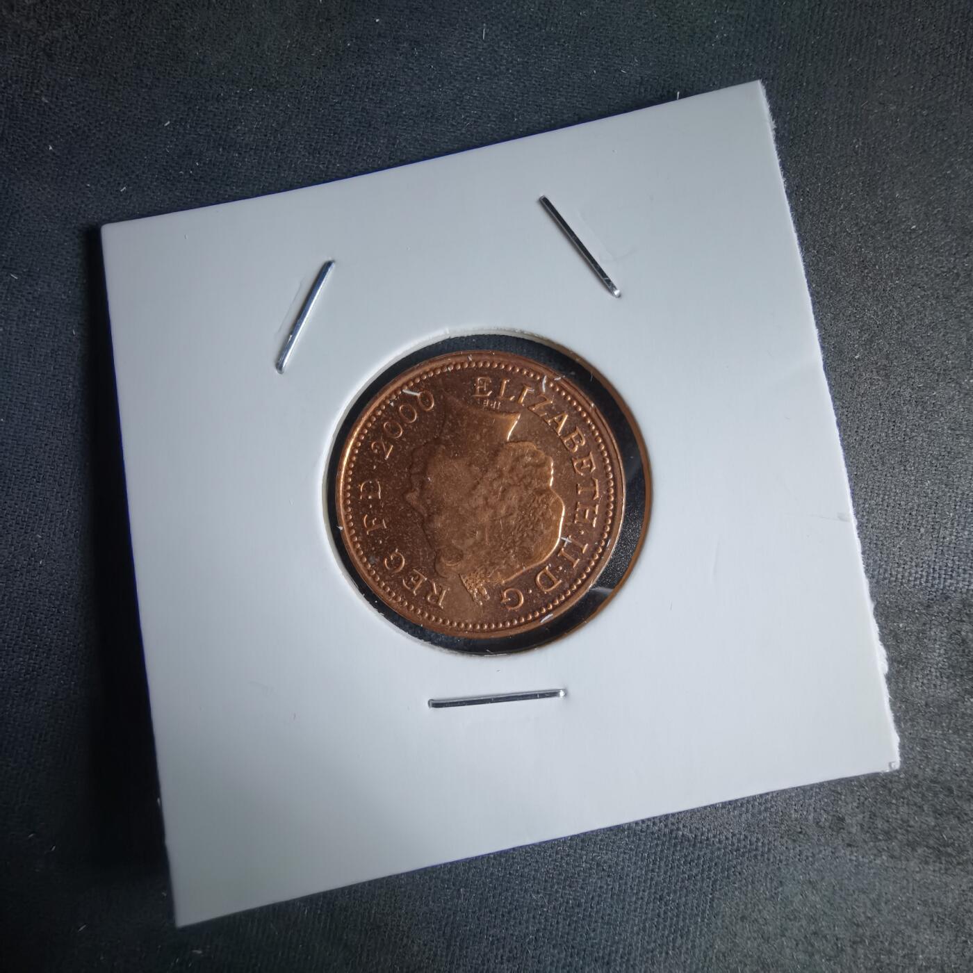 沼泽如烟--第988场 英国2000年1便士