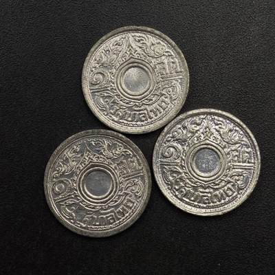  【淘币小摊】限时拍第八百六十六拍   散币场    年前最后一周之前预留8号9号全部发出请更换最新收货地址不方便收货的请勿参拍或者顺丰到付 - 泰国1萨当锡币3枚