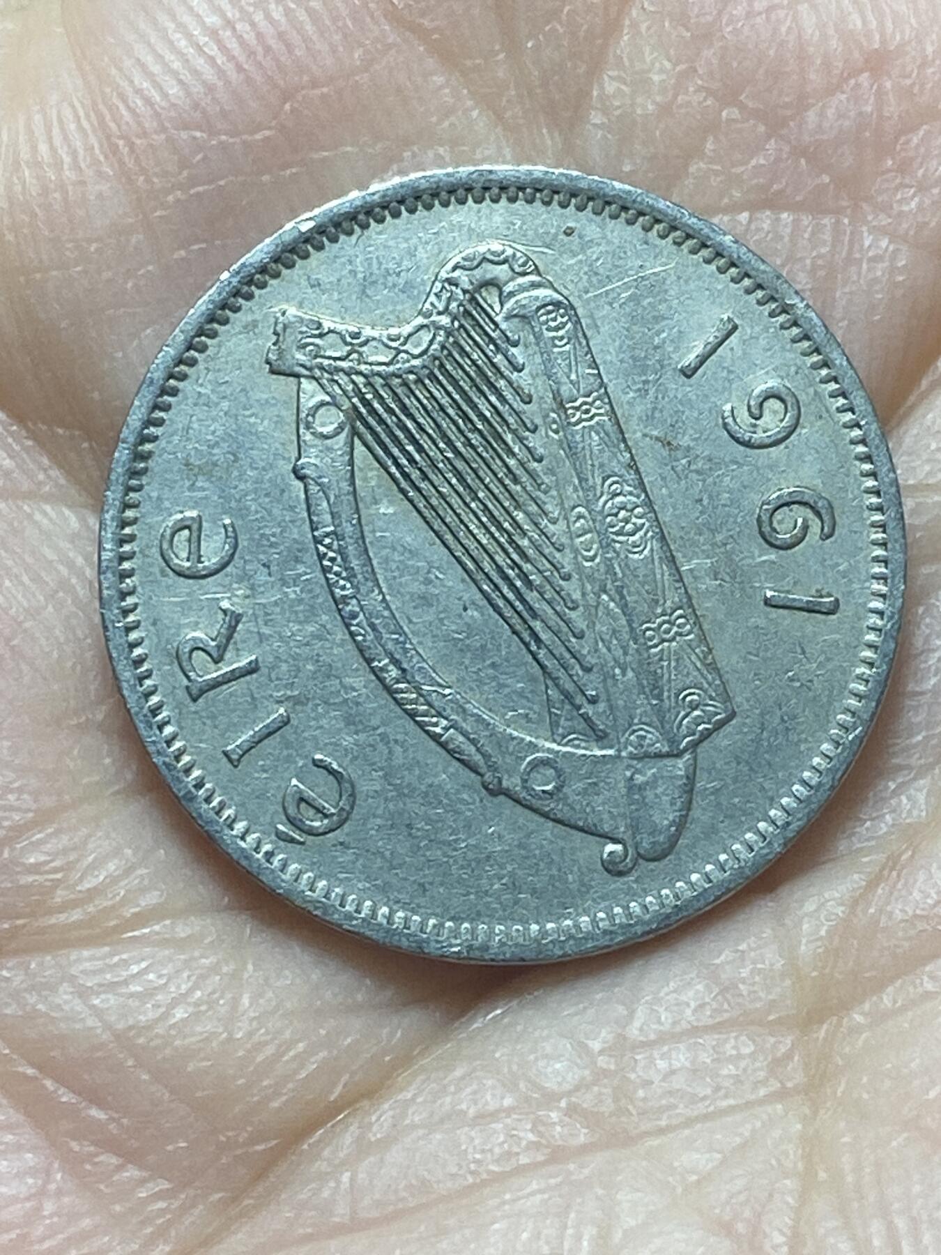 2026年第二十场(总第一百八十九场）外国好品散币场(免佣金) 爱尔兰🇮🇪1961年6便士(共和国时期第一套第二版)