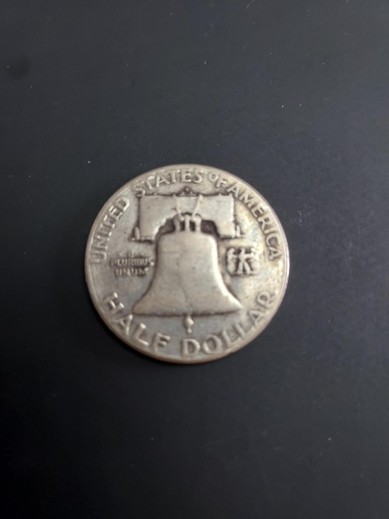 博彦收藏   2月9日 8点钱币专场 全场包邮 1951 美国半圆银币 12.3g 0.9银 