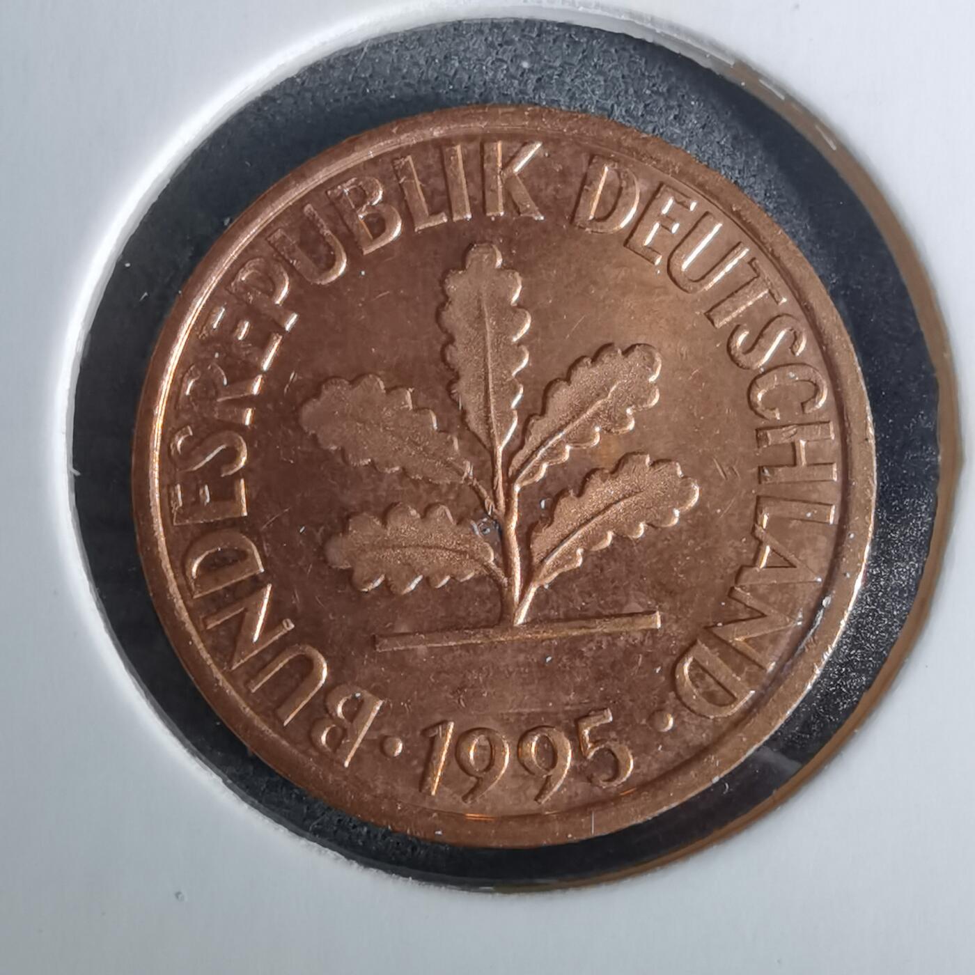 沼泽如烟--第989场 德国1995年2芬尼