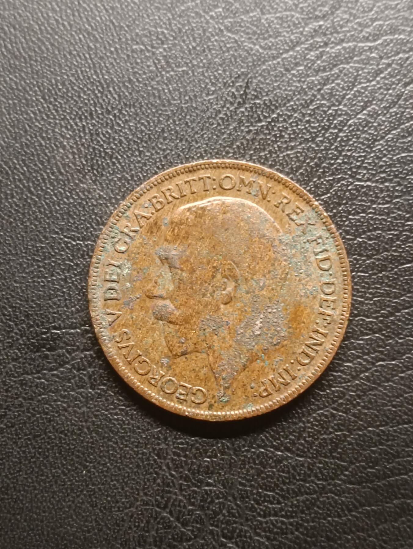 荟藏特别场次第一期——“社长的钢镚堆” 英国1921年1便士 乔治五世 青铜制