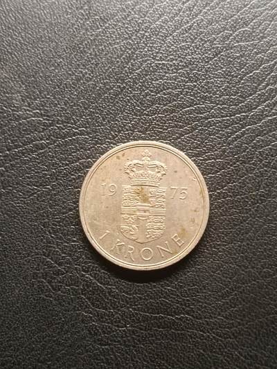 荟藏特别场次第一期——“社长的钢镚堆” - 丹麦1975年1克朗 玛格丽特二世女王SB版 白铜制