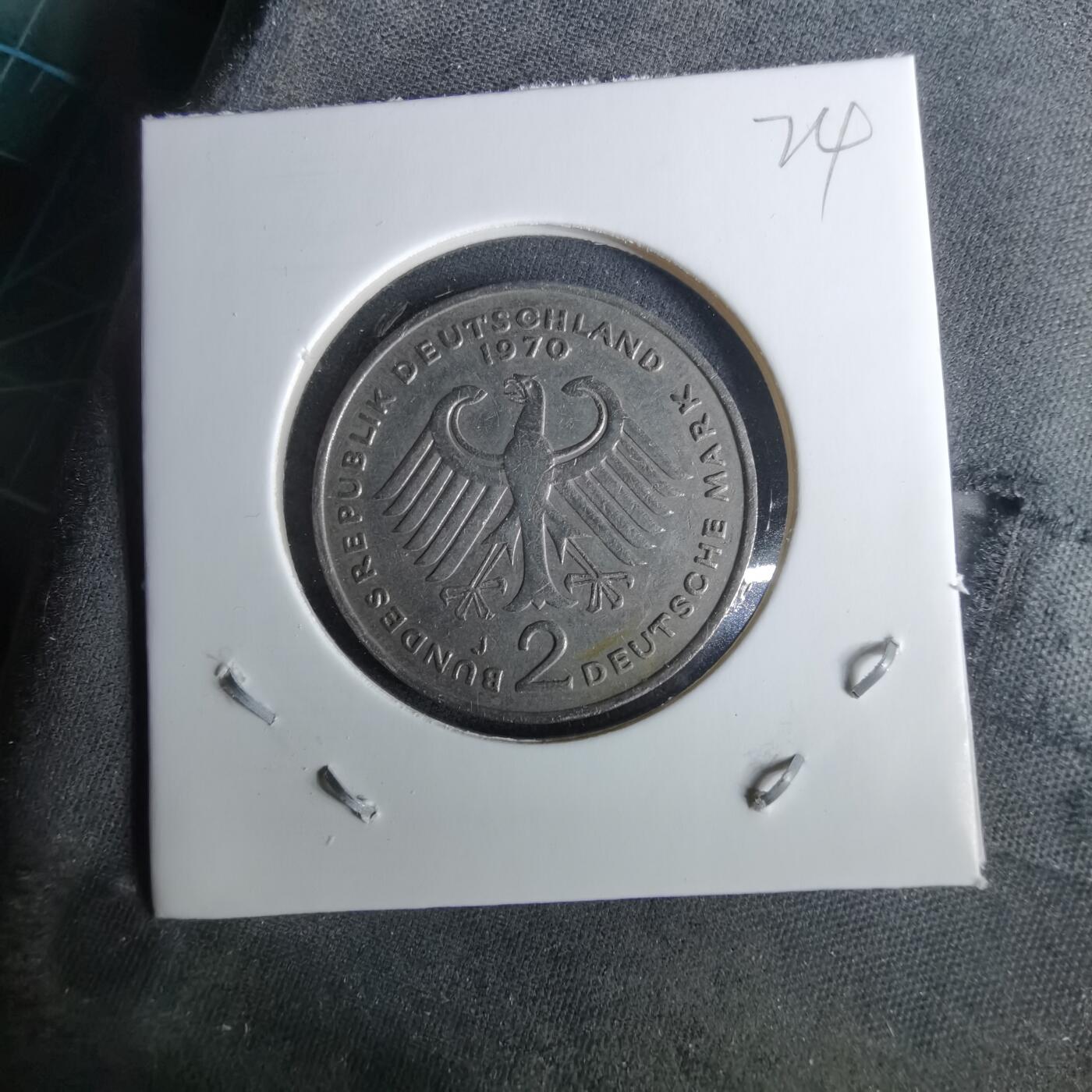 沼泽如烟--第989场 德国1970年2马克