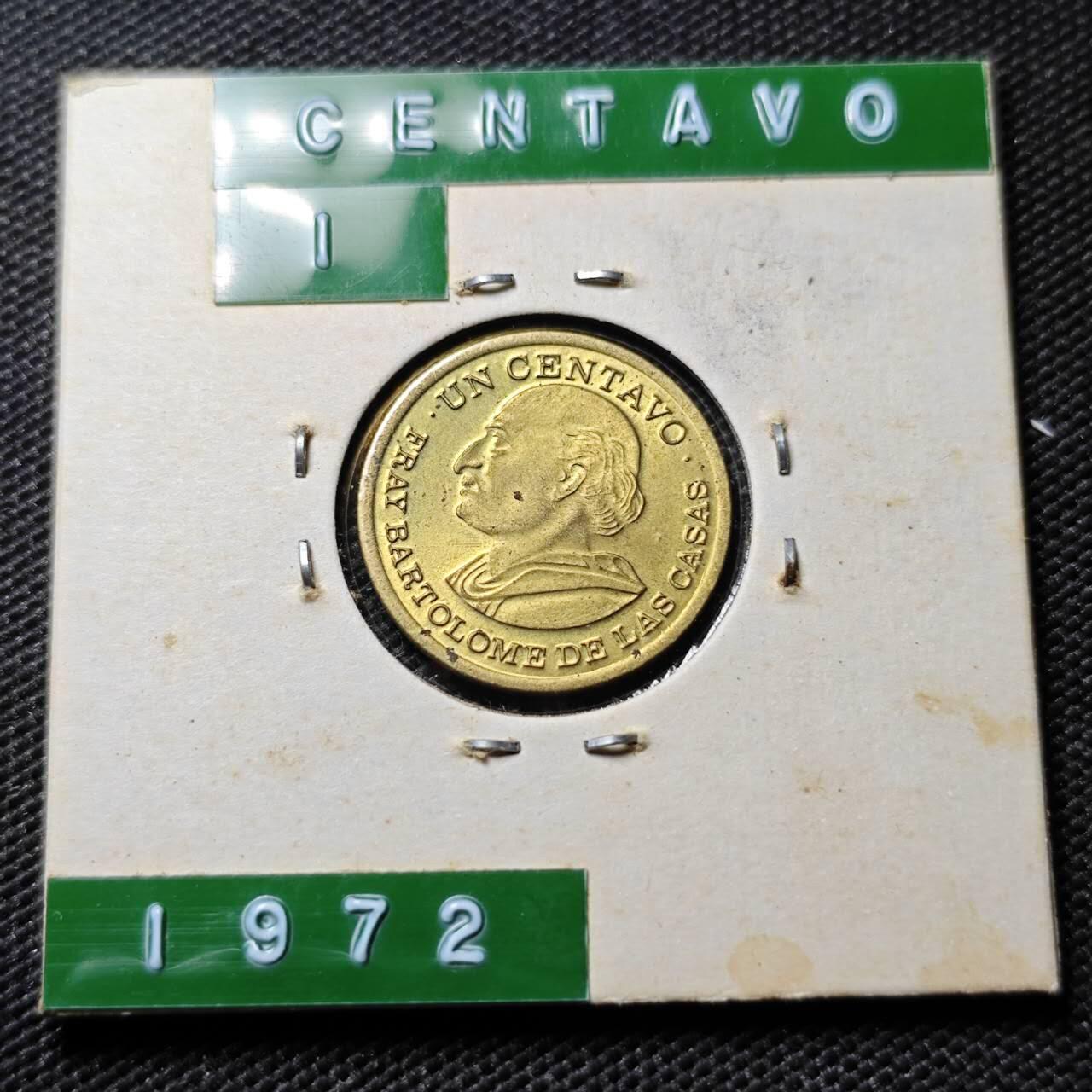 KK钱币收藏小铺  第394期  2月预留时间 周末发货 1972危地马拉1分 好品铜币