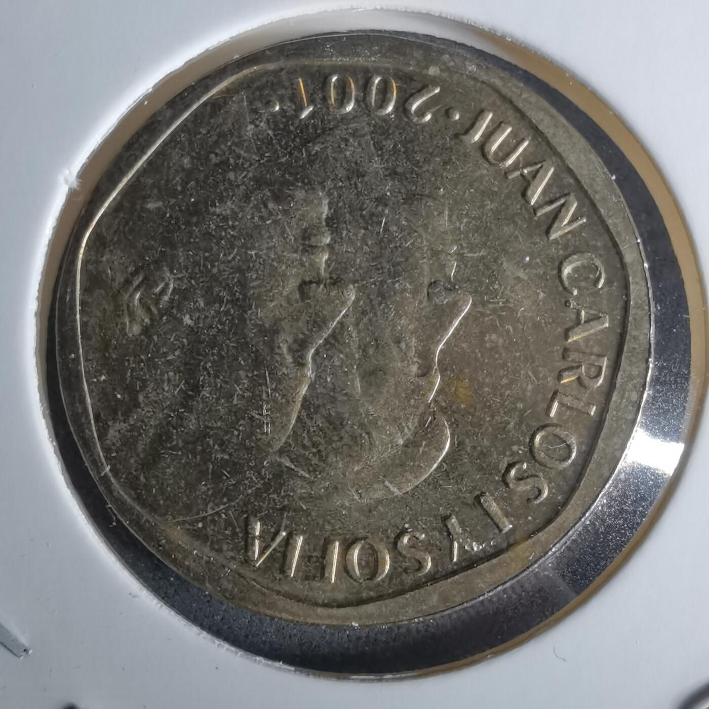 沼泽如烟--第989场 西班牙2001年500比塞塔